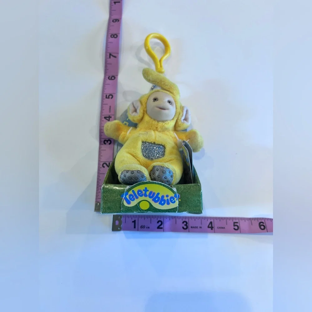 Laa-Laa Yellow Teletubbies Vintage Clip on in original packaging & tags